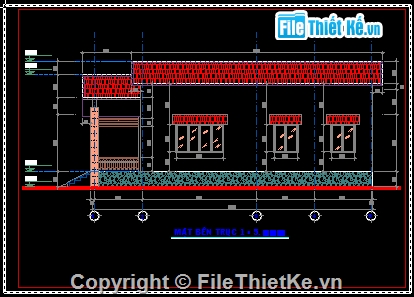 nhà cấp 4,hồ sơ bản vẽ nhà cấp 4,kiến trúc bản vẽ,kiến trúc nhà cấp 4